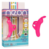 Neon Vibes The Flirty Vibe Finger Teaser 4 Inches Pink Finger Stimulator